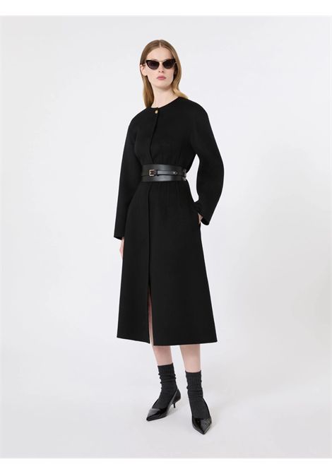 Max Mara Studio Women's Black Wool Cashmere Silk Redingote Coat Max Mara Studio |  | 2626016011600007